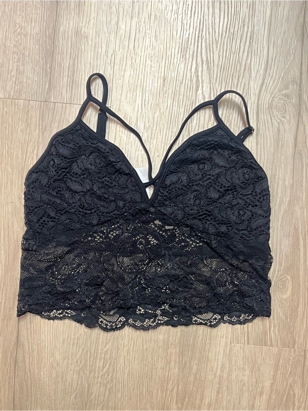 Black Lace Bralette Camisole – Women Intimates & Sleepwear #tops